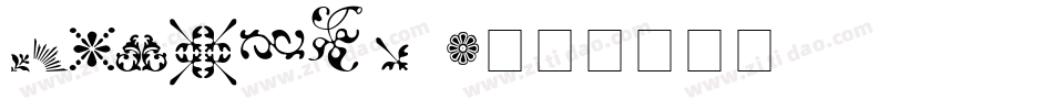 Fleurons A字体转换